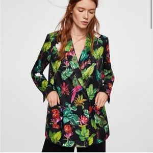 Mango oversized blazer xs